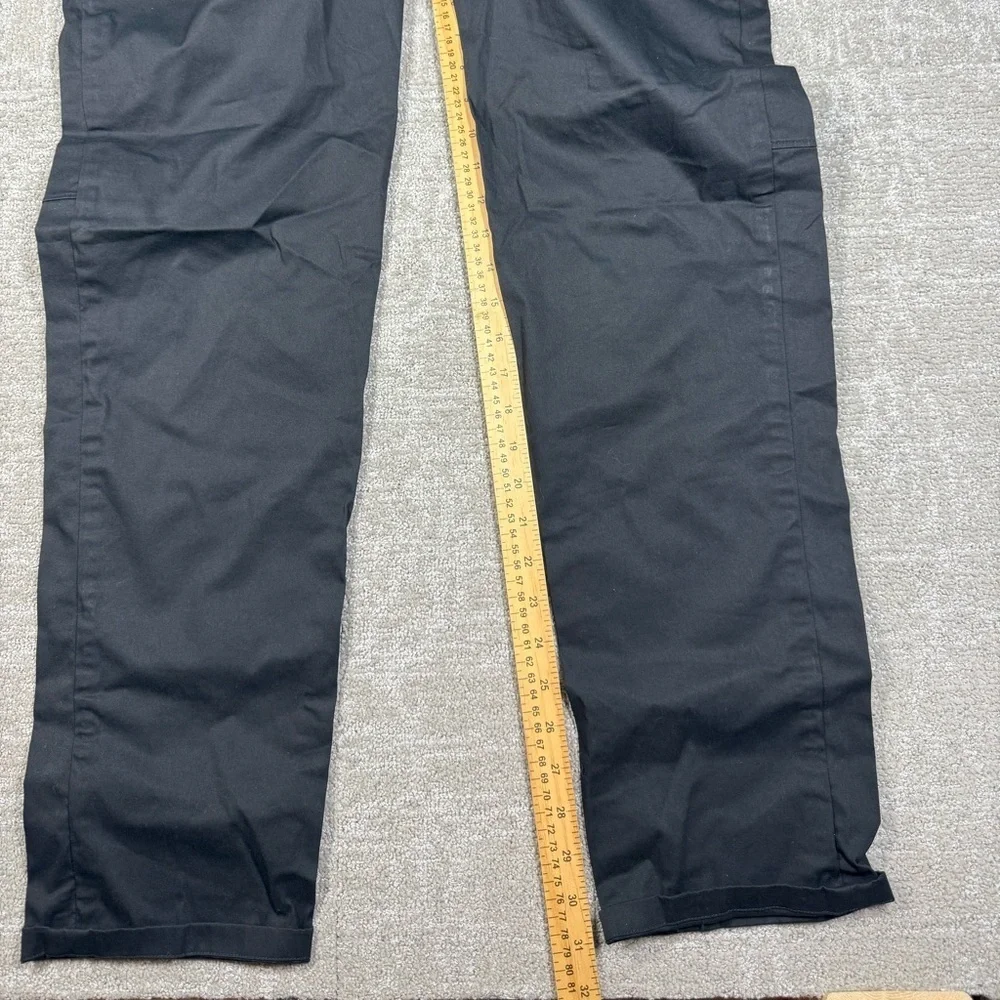 Lululemon ABC Cotton Straight Slim Black Pant Men Size 36